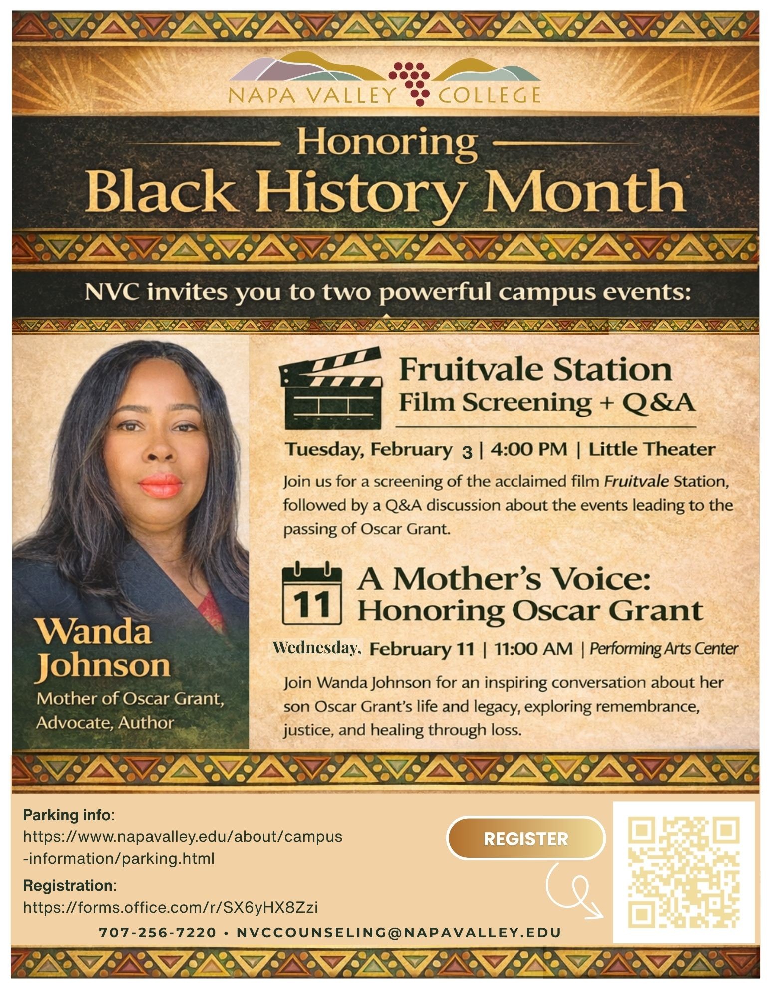 Honoring Black History Month Flyer