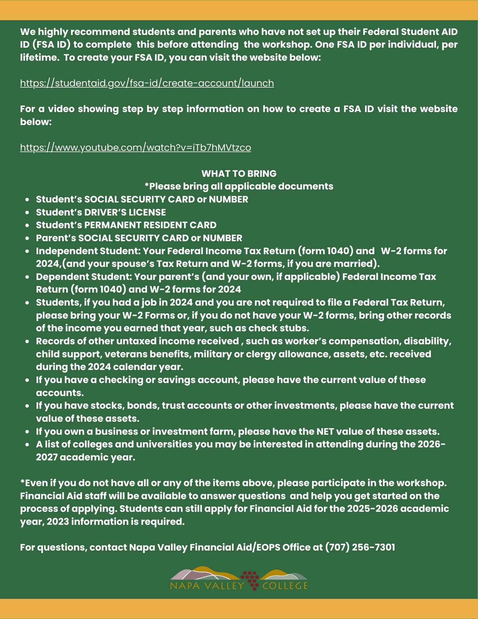 Cash for College Flyer page 2 1.13.26