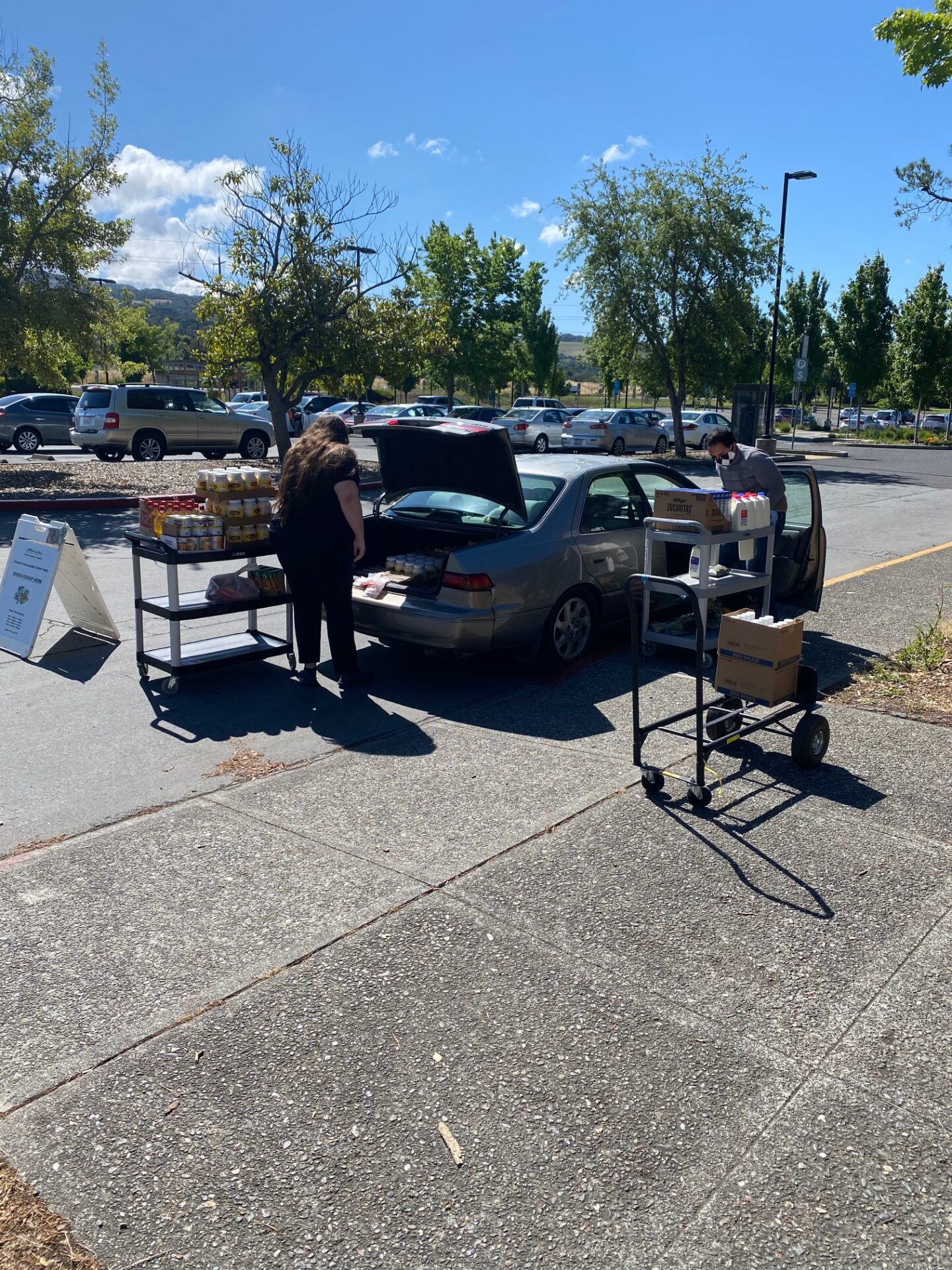 Food Basket parking lot