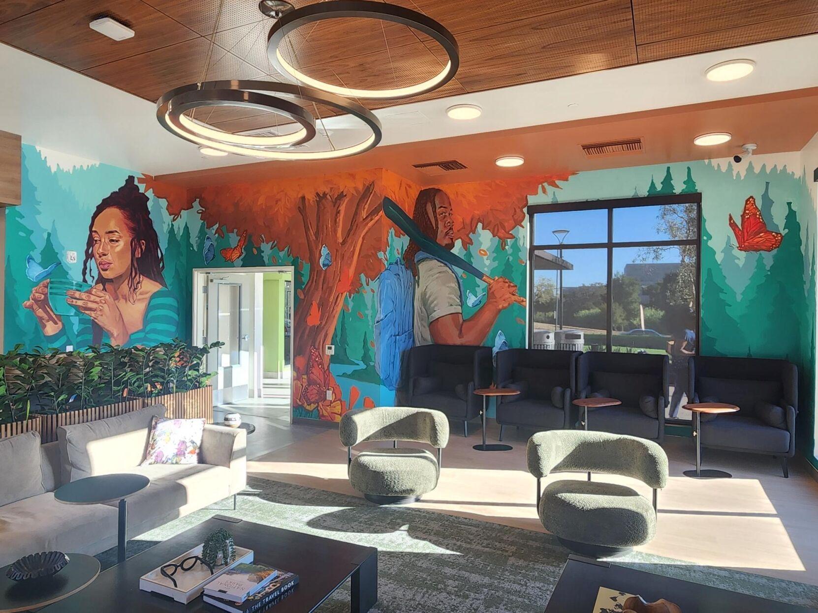 murals at River Trail Village